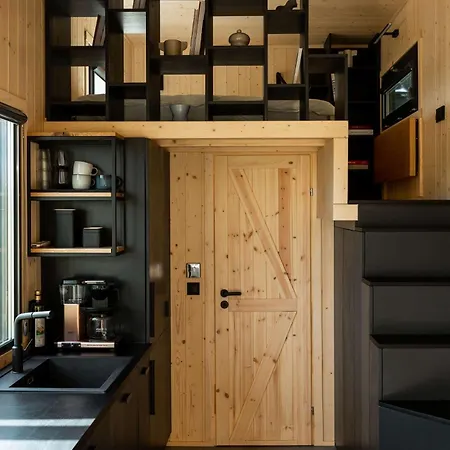 Ferienhaus Mini House - Nad Samym Jeziorem Rentyny